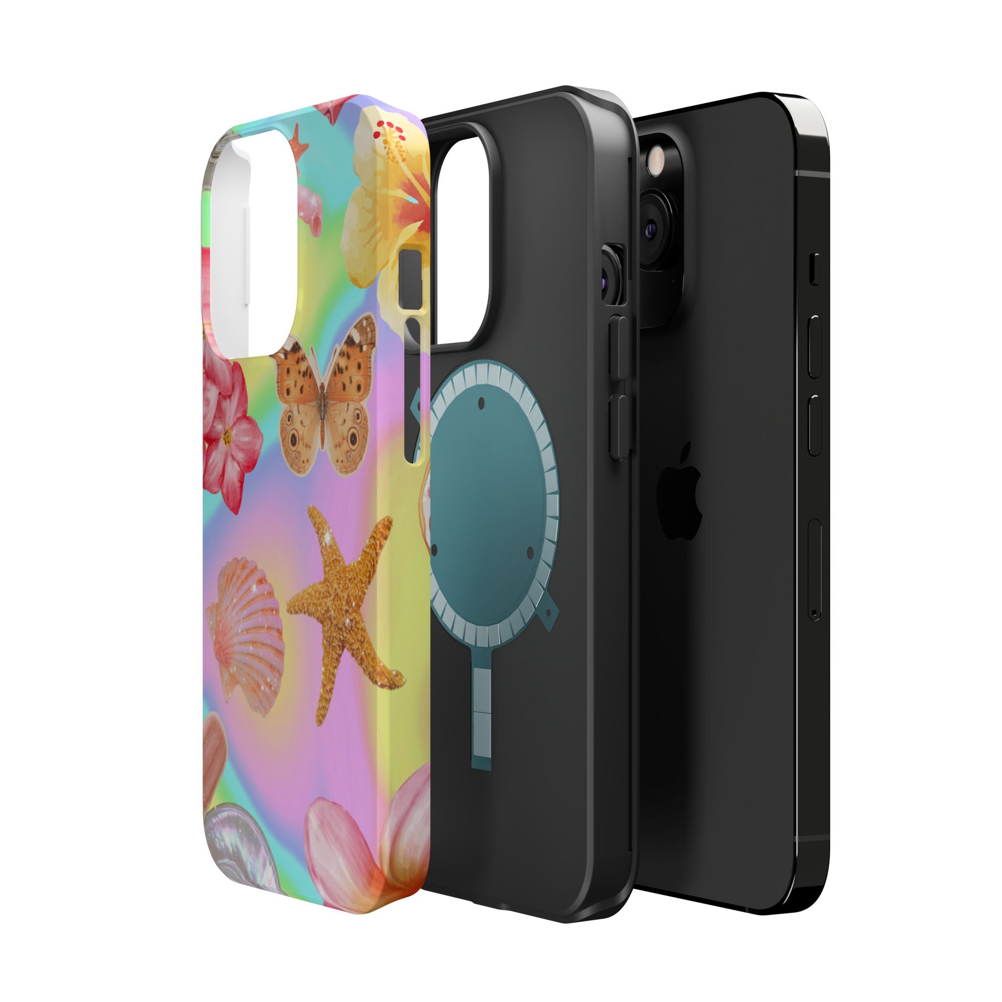 Tropical Seashell Magnetic Impact Resistant Phone Case