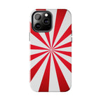 Red Burst Tough Phone Case