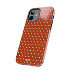 Brown Polka Dot Tough Phone Case