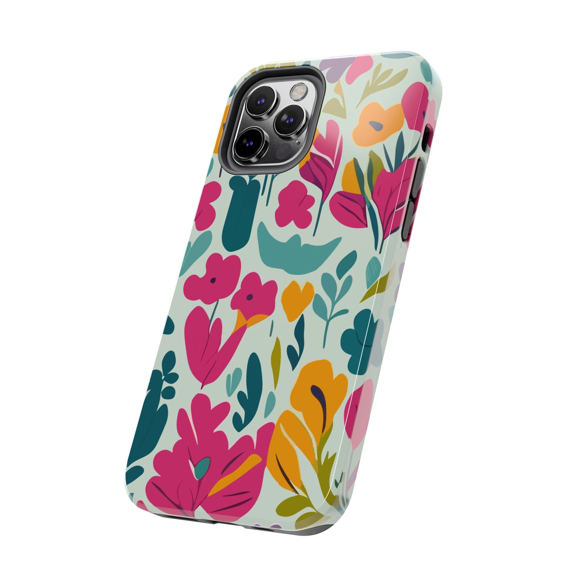 Floral Splash Tough Phone Case