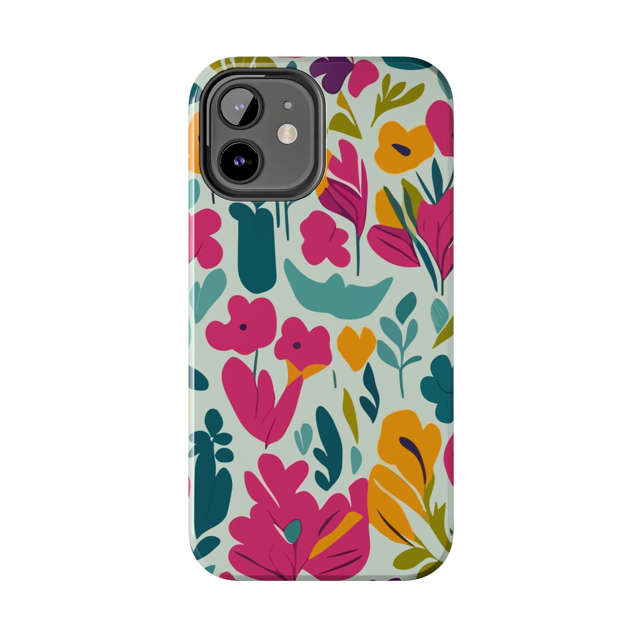 Floral Splash Tough Phone Case