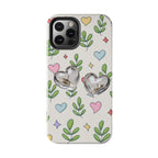 Floral Hearts Tough Phone Case