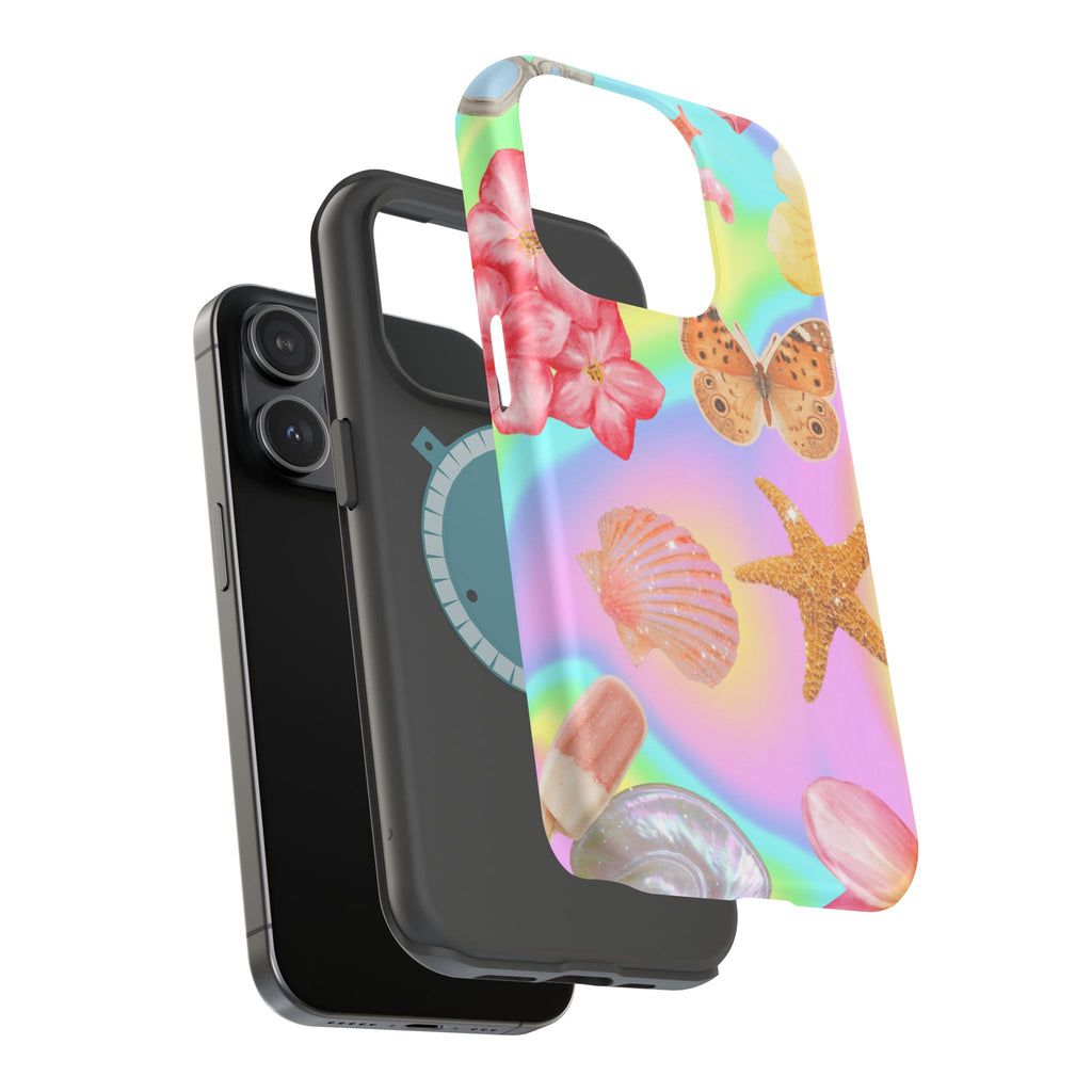 Tropical Seashell Magnetic Impact Resistant Phone Case