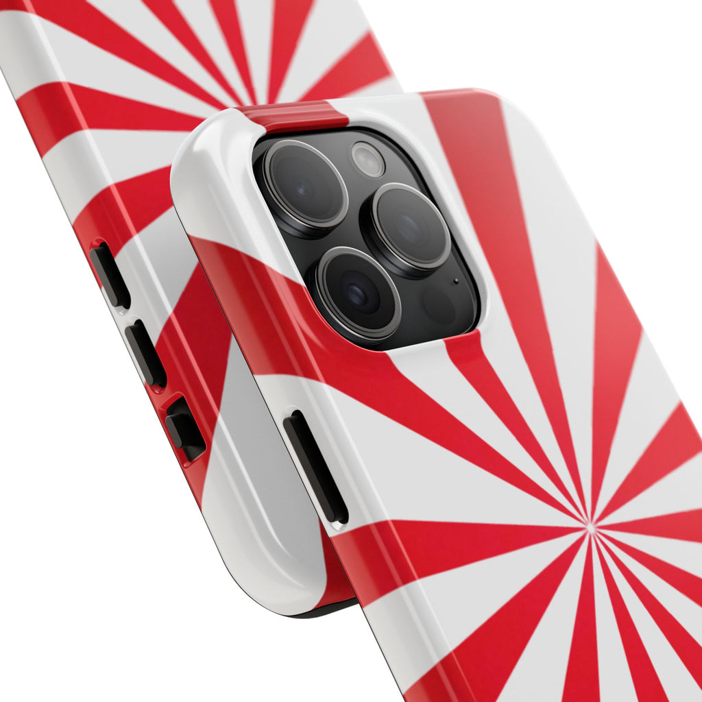 Red Burst Tough Phone Case