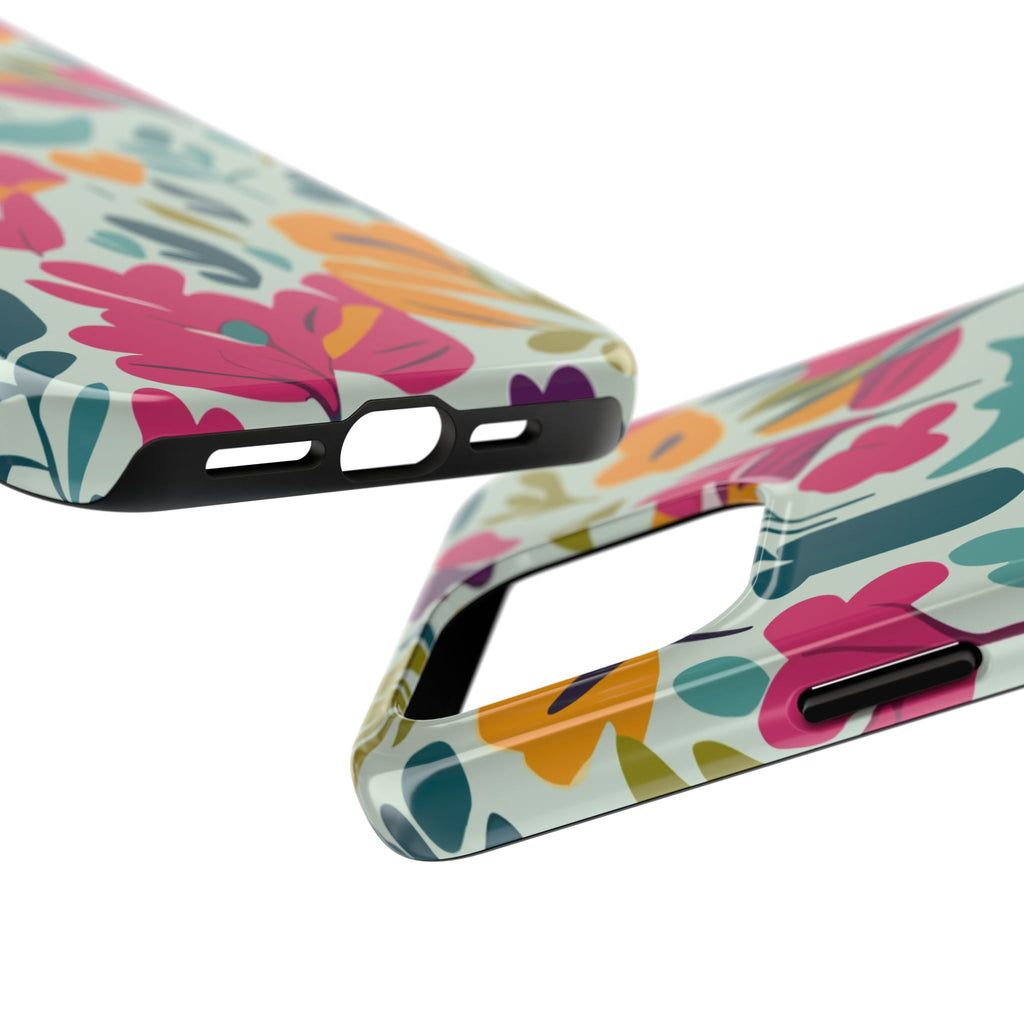 Floral Splash Tough Phone Case
