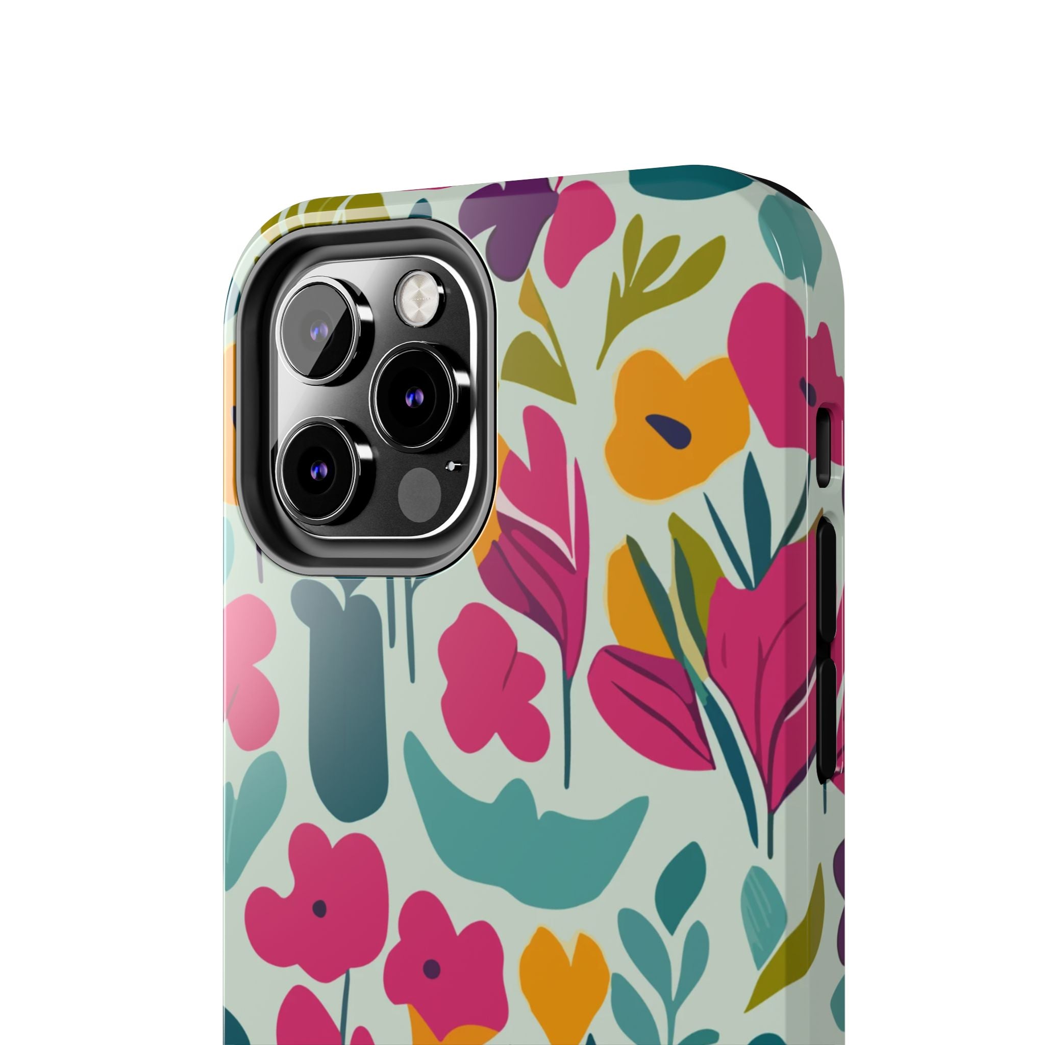 Floral Splash Tough Phone Case