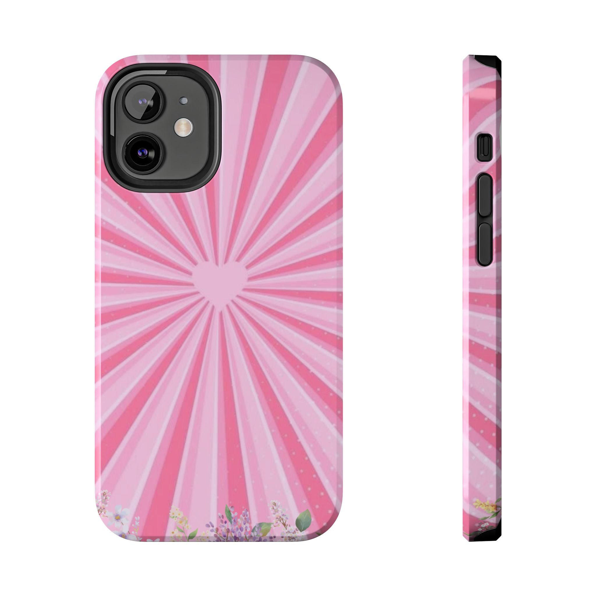 Pink Heartburst Tough Phone Case