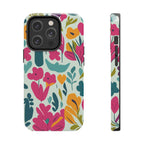 Floral Splash Tough Phone Case
