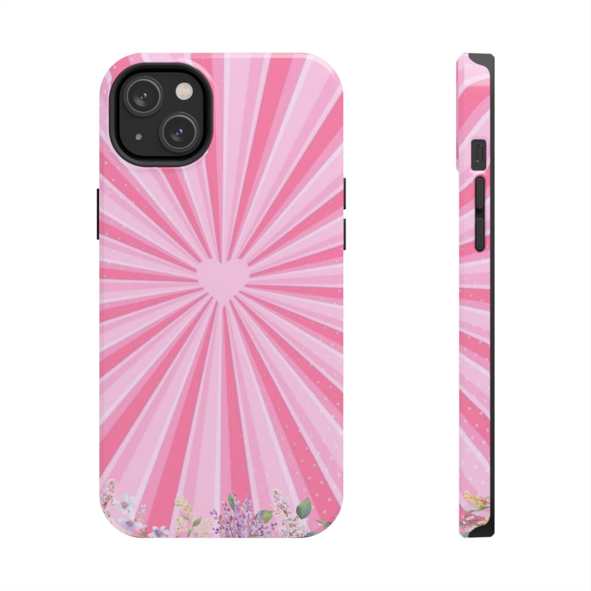 Pink Heartburst Tough Phone Case