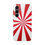 Red Burst Tough Phone Case