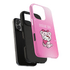 Dynamic Duo Part 1 Pink Bear Tough Phone Case