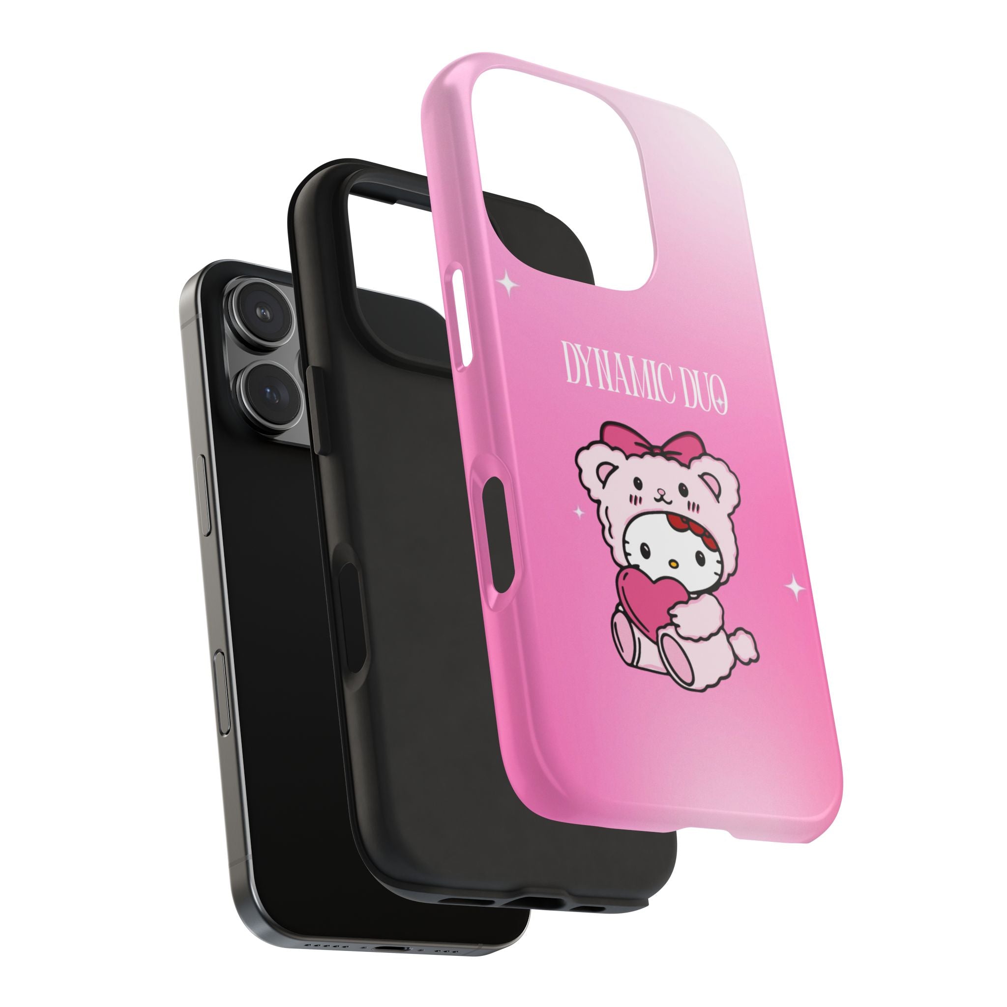 Dynamic Duo Part 1 Pink Bear Tough Phone Case