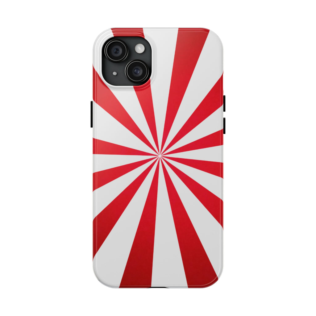 Red Burst Tough Phone Case