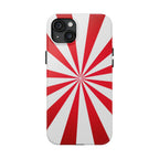 Red Burst Tough Phone Case