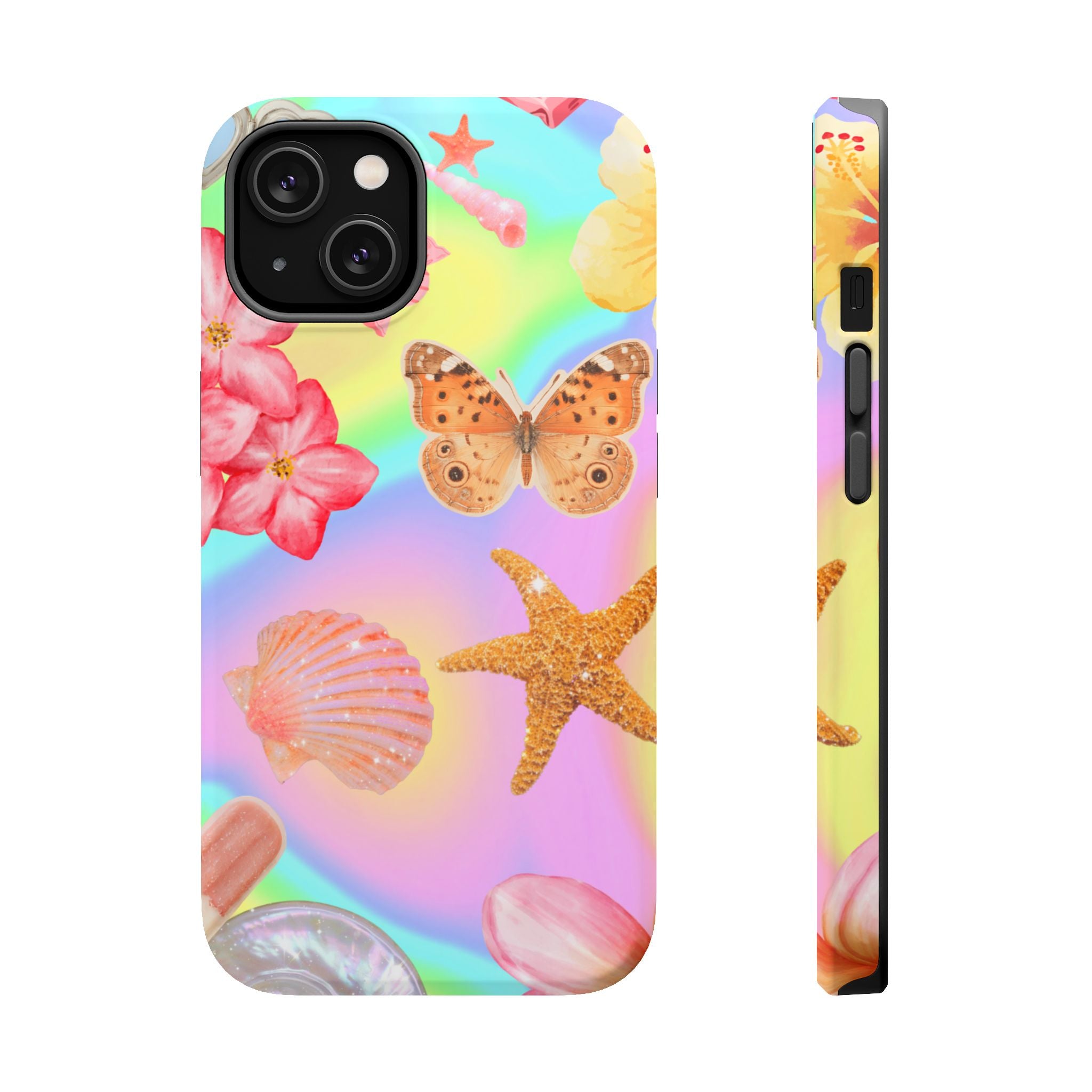 Tropical Seashell Magnetic Impact Resistant Phone Case