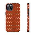 Brown Polka Dot Tough Phone Case
