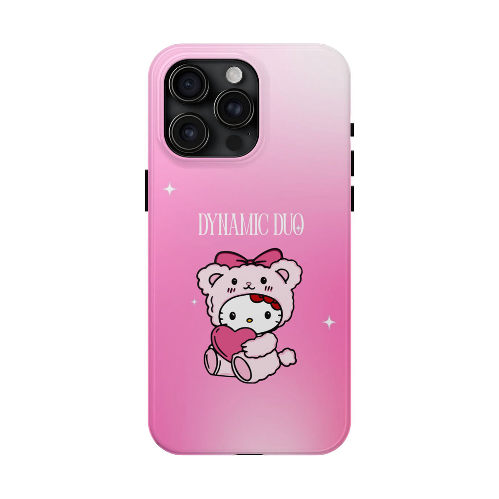 Dynamic Duo Part 1 Pink Bear Tough Phone Case