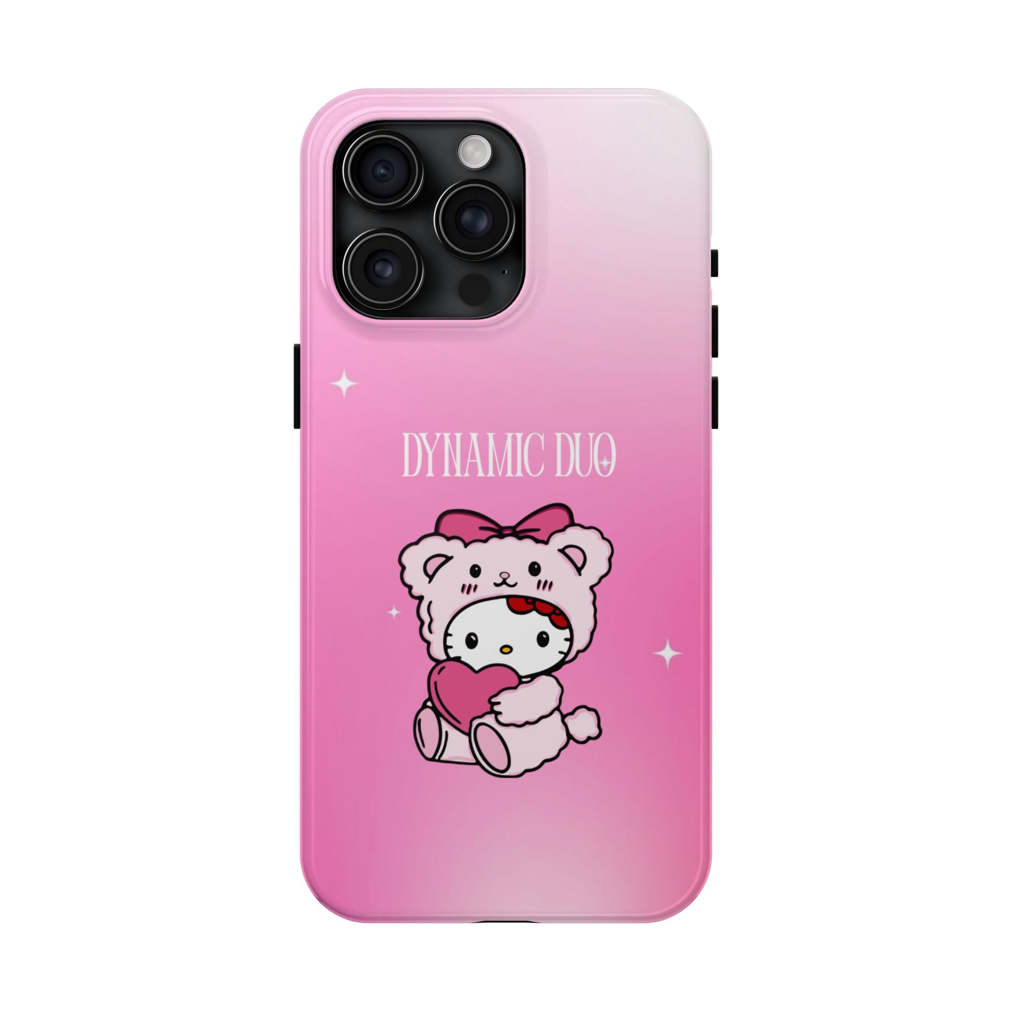 Dynamic Duo Part 1 Pink Bear Tough Phone Case