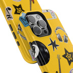 Yellow Music Icons MagSafe Phone Case