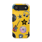 Yellow Music Icons MagSafe Phone Case