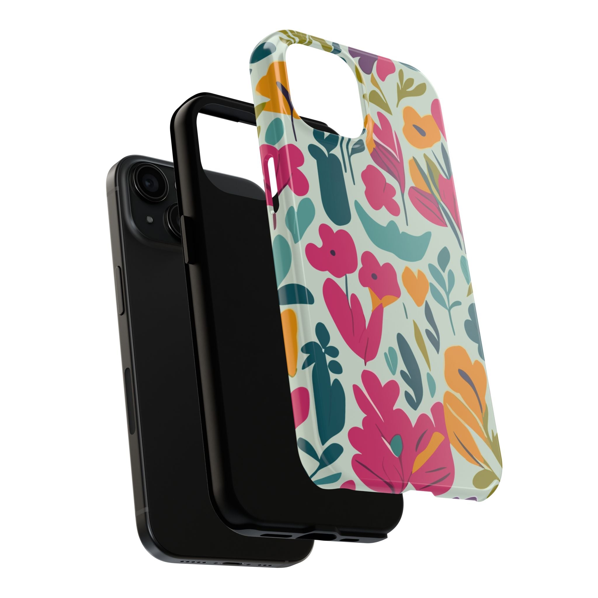 Floral Splash Tough Phone Case