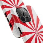 Red Burst Tough Phone Case