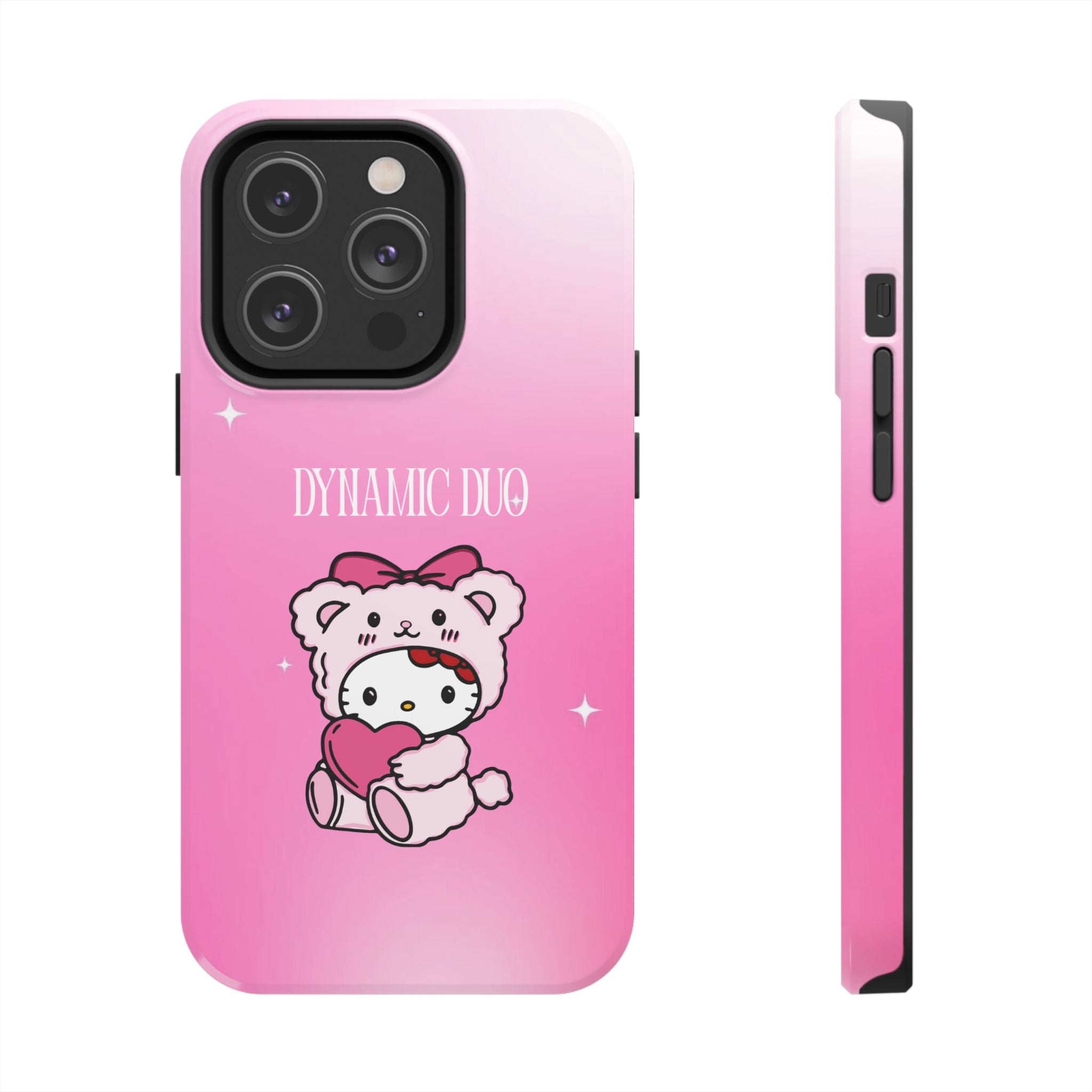 Dynamic Duo Part 1 Pink Bear Tough Phone Case
