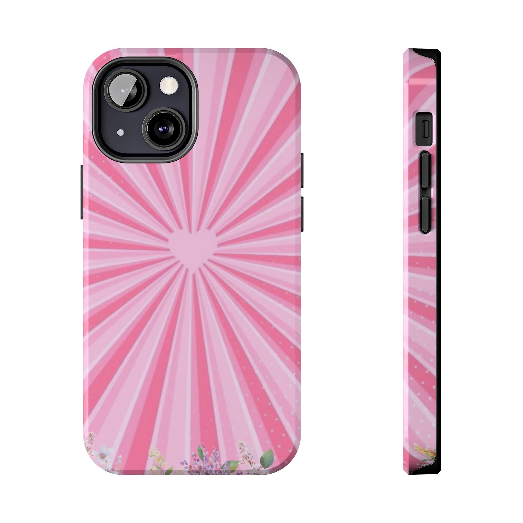 Pink Heartburst Tough Phone Case