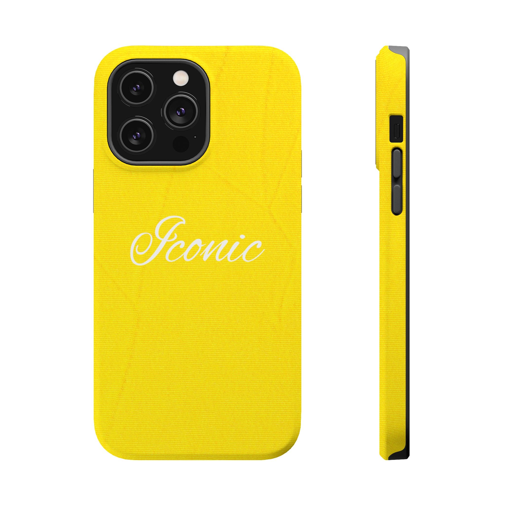 Glossy Iconic Yellow Magnetic Phone Case