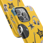 Yellow Music Icons MagSafe Phone Case