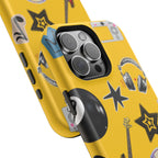 Yellow Music Icons MagSafe Phone Case