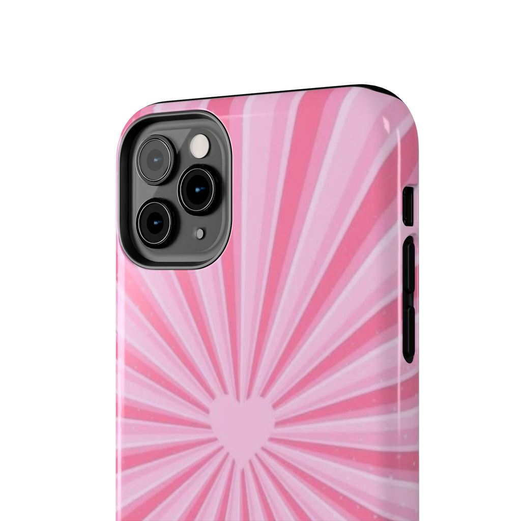 Pink Heartburst Tough Phone Case