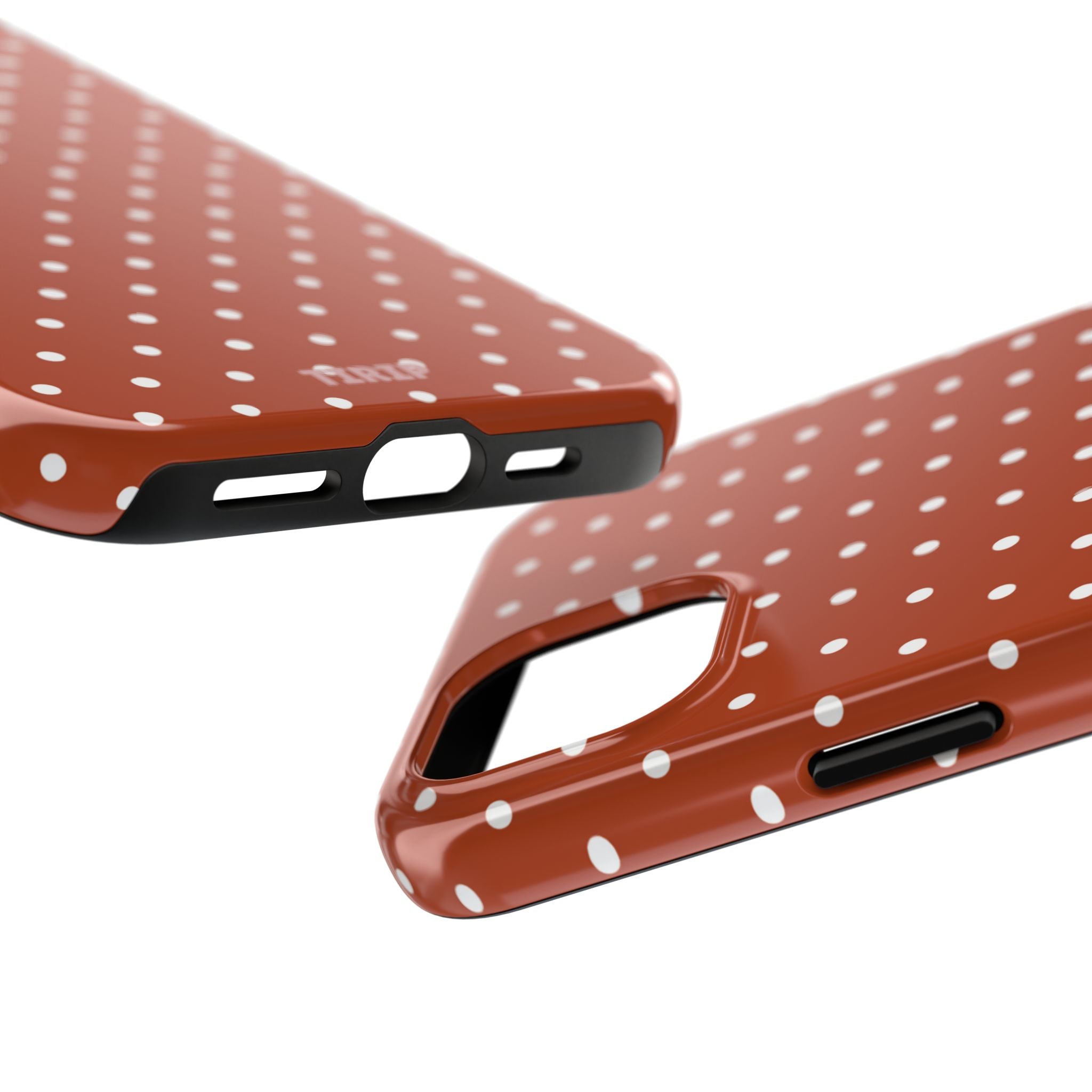 Brown Polka Dot Tough Phone Case