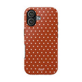 Brown Polka Dot Tough Phone Case