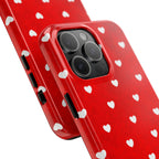 I’m Yours Red Heart Pattern Tough Phone Case