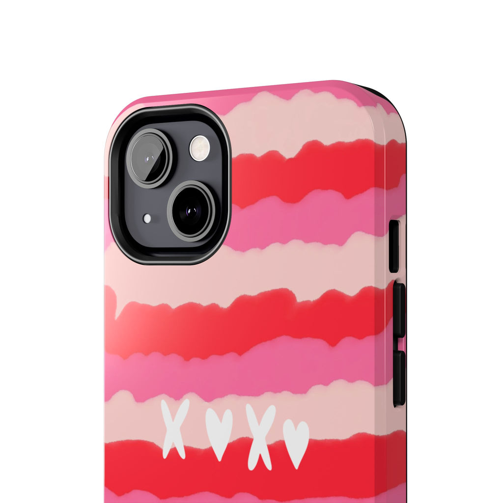 XOXO Stripe Tough Phone Case