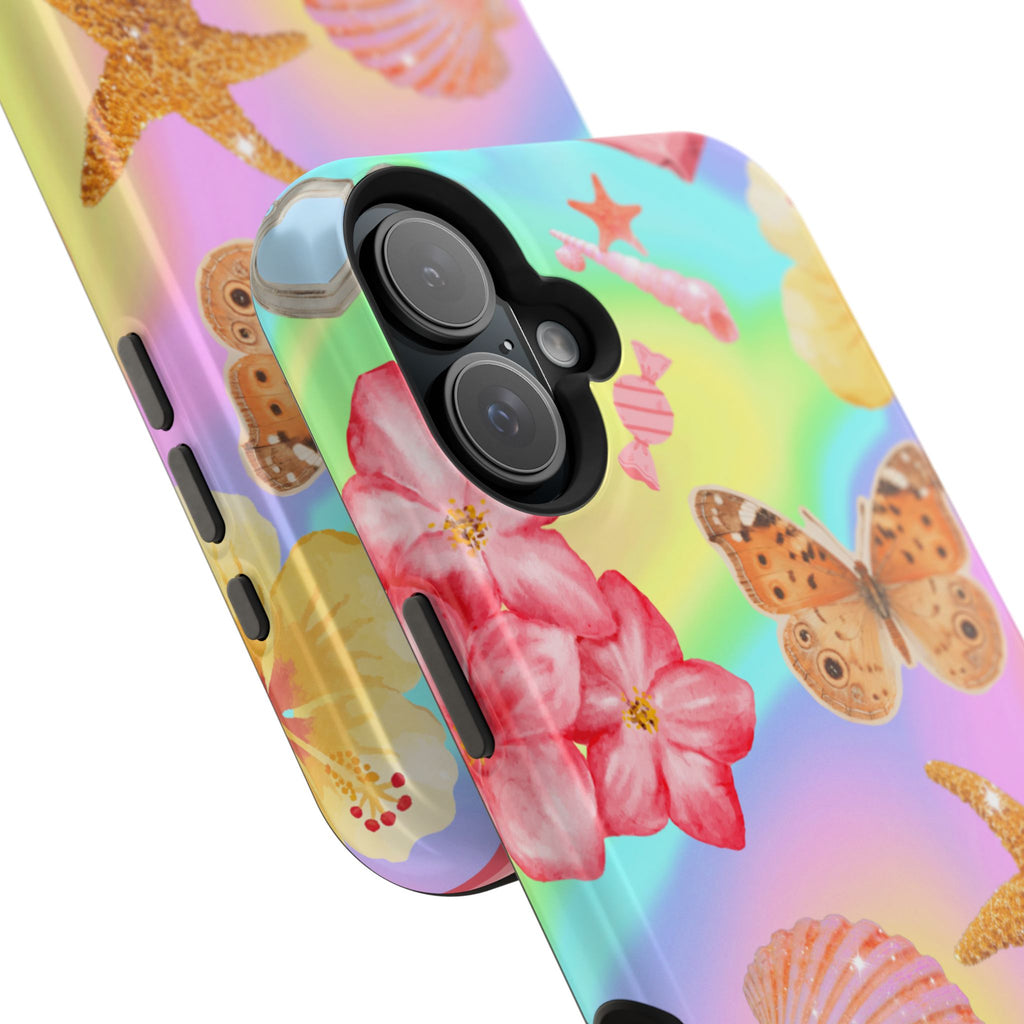 Tropical Seashell Magnetic Impact Resistant Phone Case