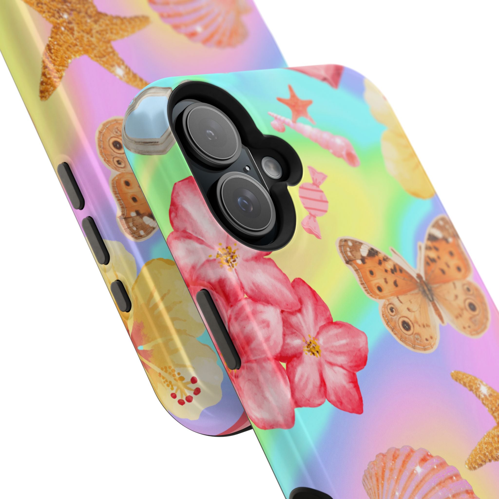 Tropical Seashell Magnetic Impact Resistant Phone Case