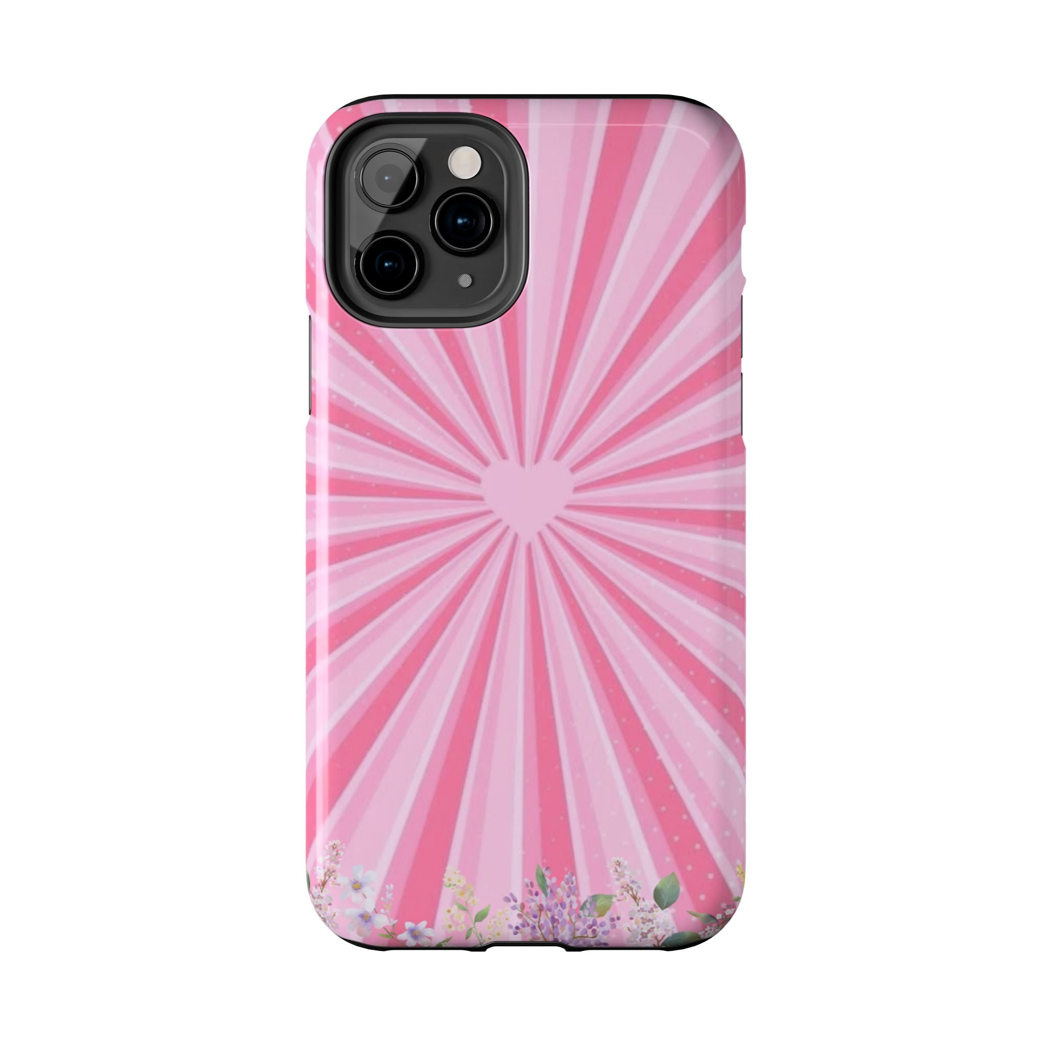 Pink Heartburst Tough Phone Case