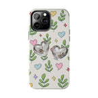 Floral Hearts Tough Phone Case