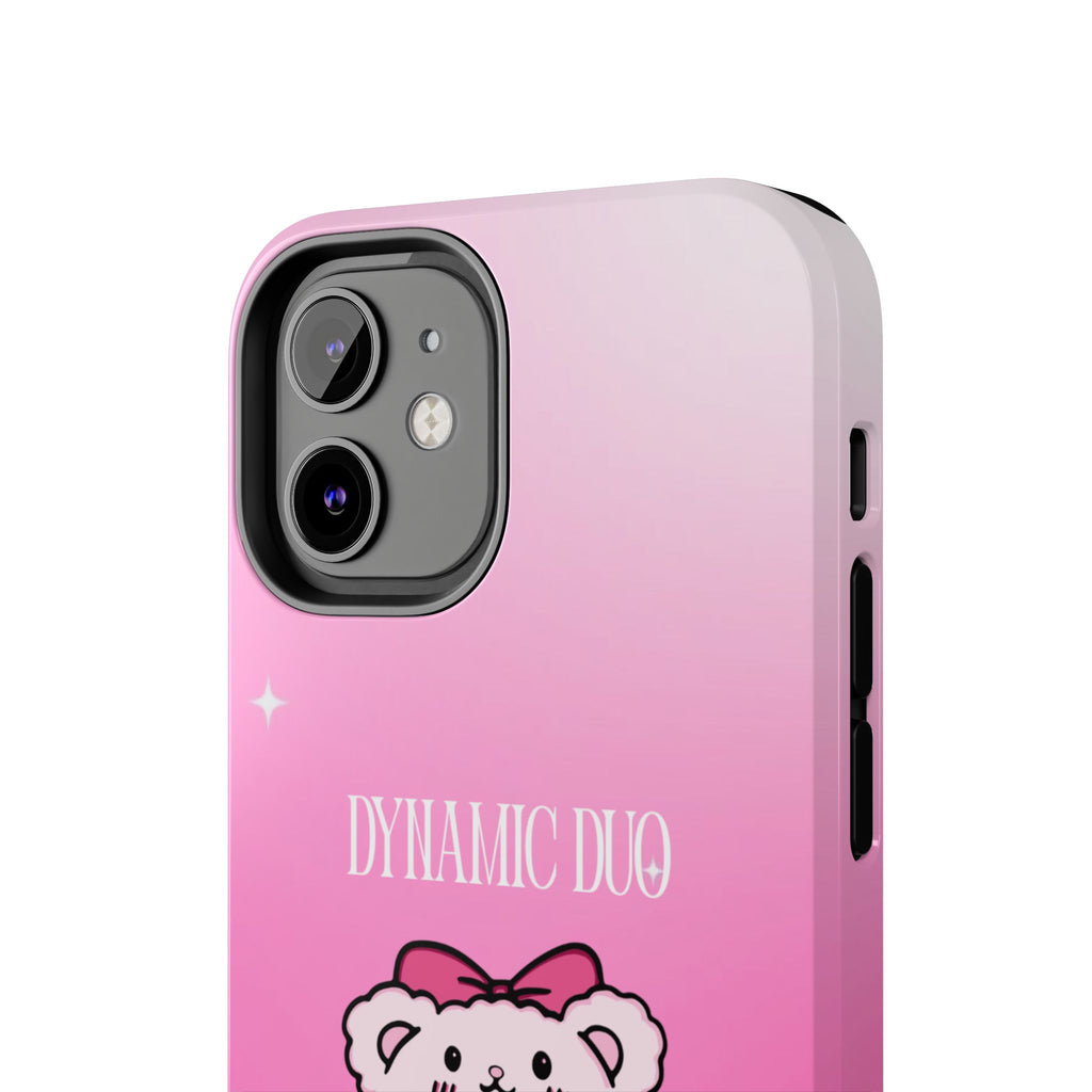 Dynamic Duo Part 1 Pink Bear Tough Phone Case