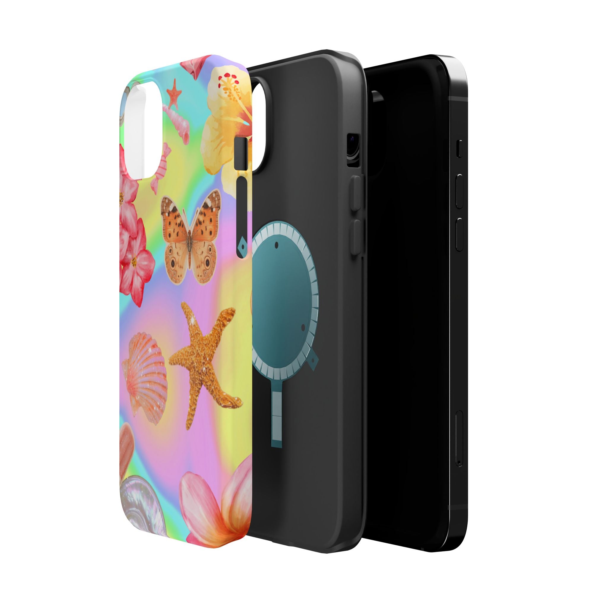 Tropical Seashell Magnetic Impact Resistant Phone Case