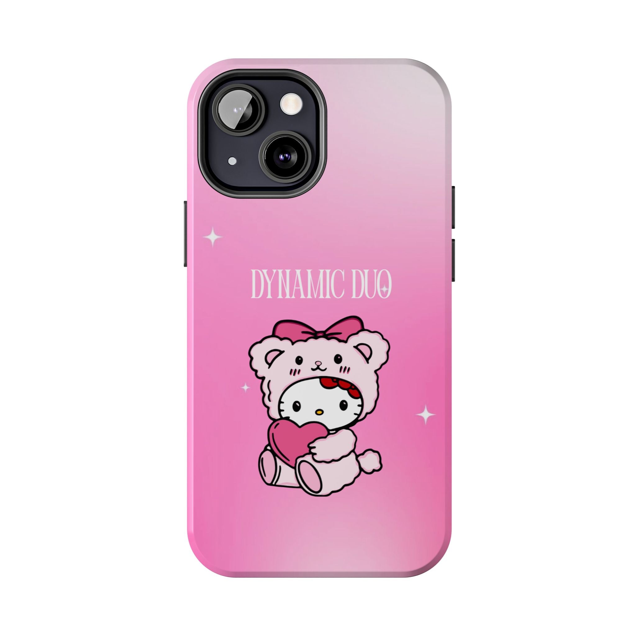 Dynamic Duo Part 1 Pink Bear Tough Phone Case