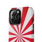 Red Burst Tough Phone Case