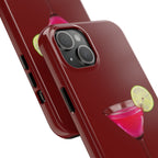 Pink Cocktail Tough Phone Case