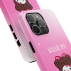 Brown 'Dynamic Duo' Part 2 Cute Bear Tough Phone Case
