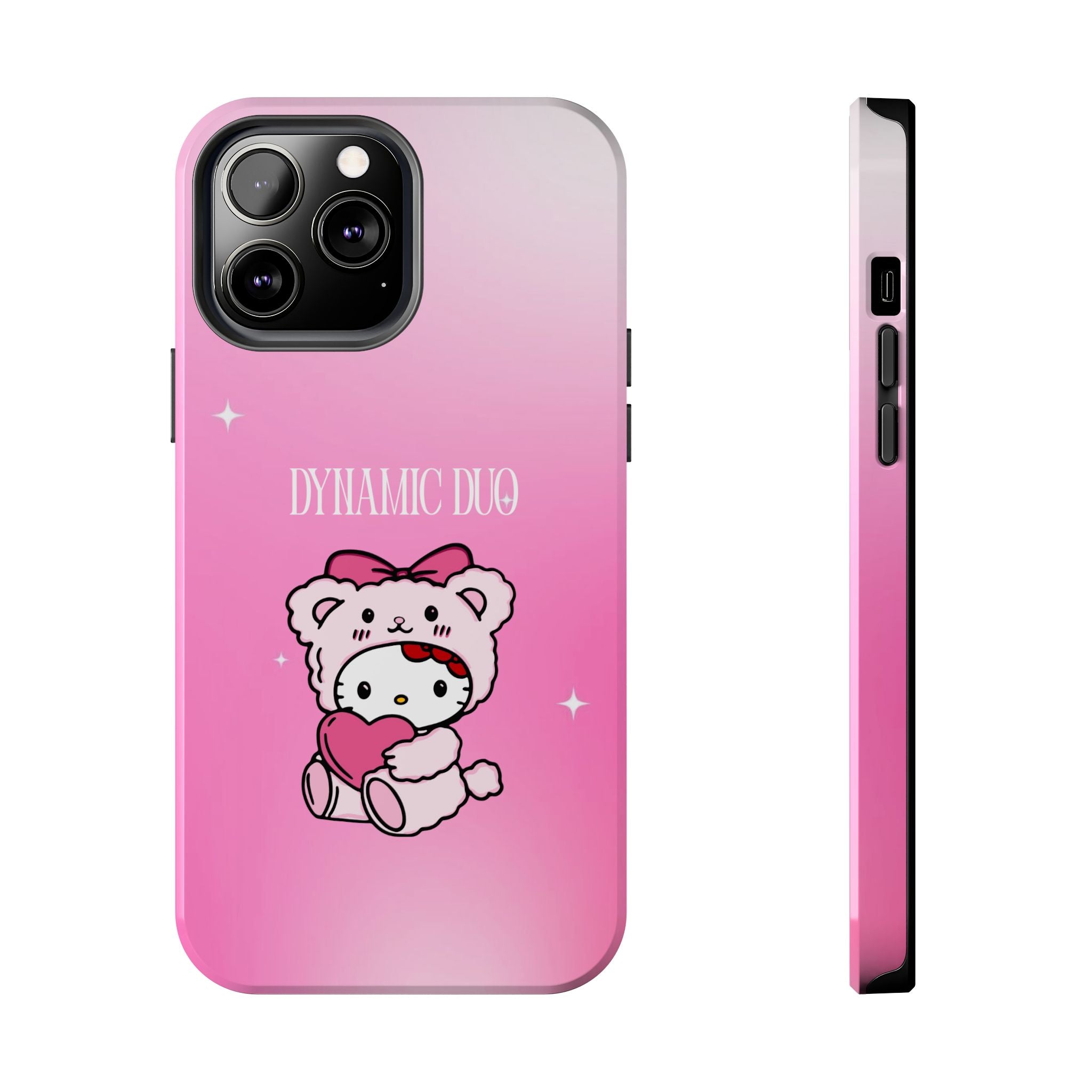 Dynamic Duo Part 1 Pink Bear Tough Phone Case