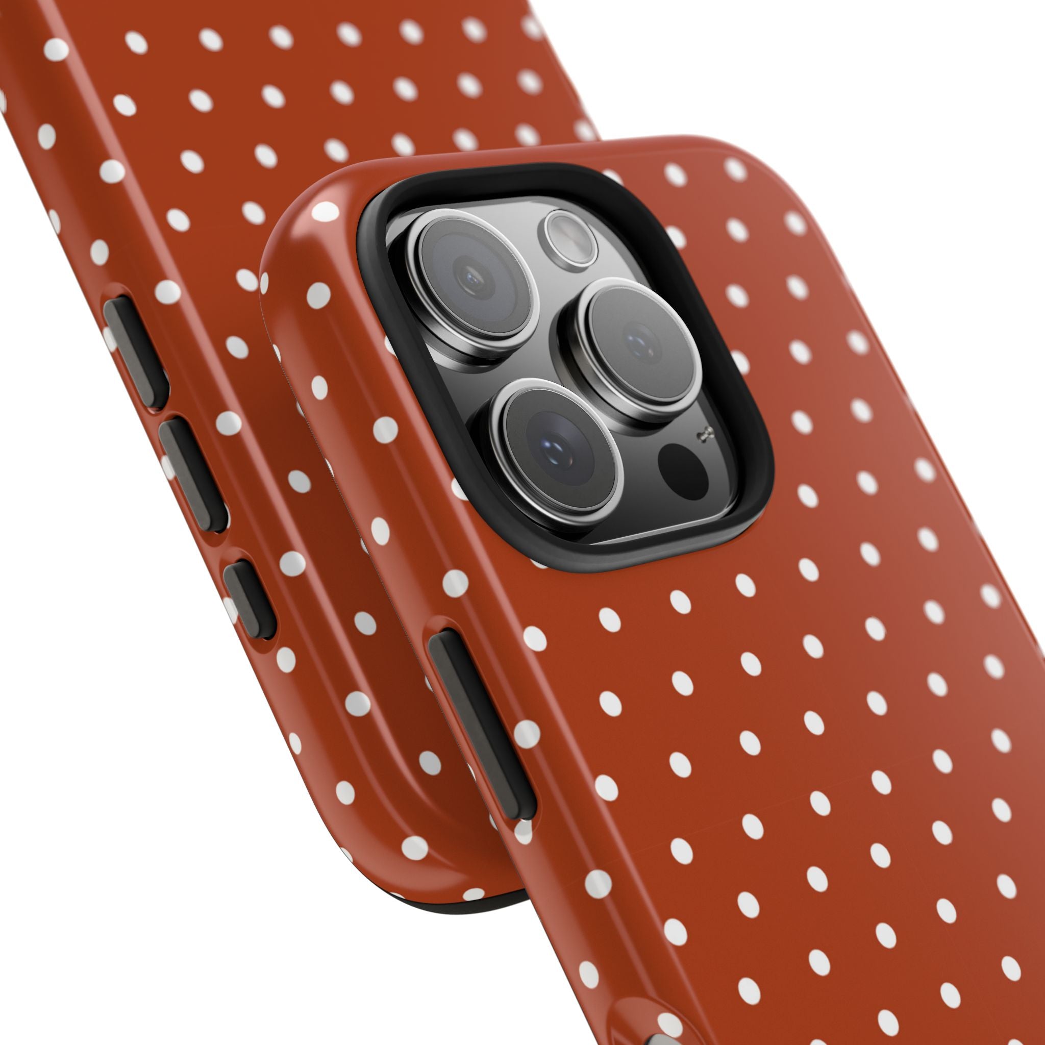 Brown Polka Dot Tough Phone Case