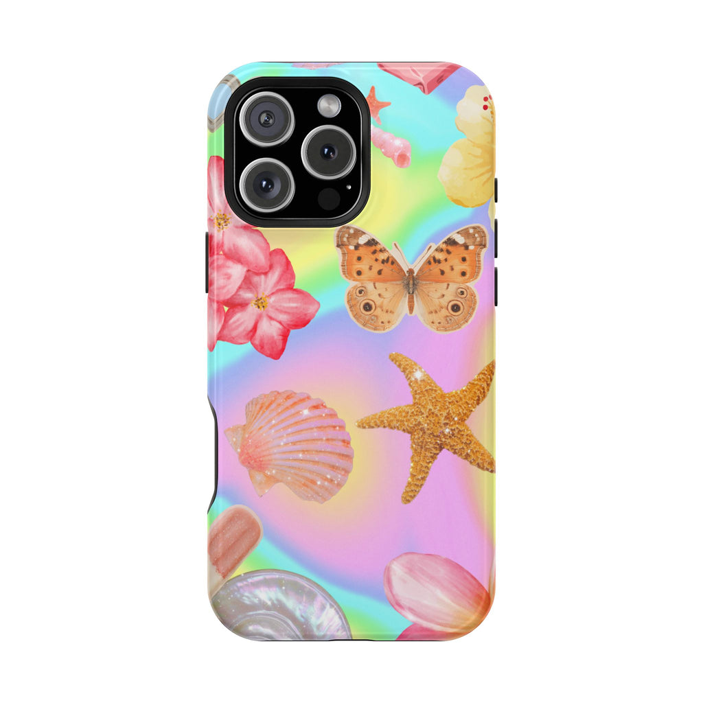 Tropical Seashell Magnetic Impact Resistant Phone Case