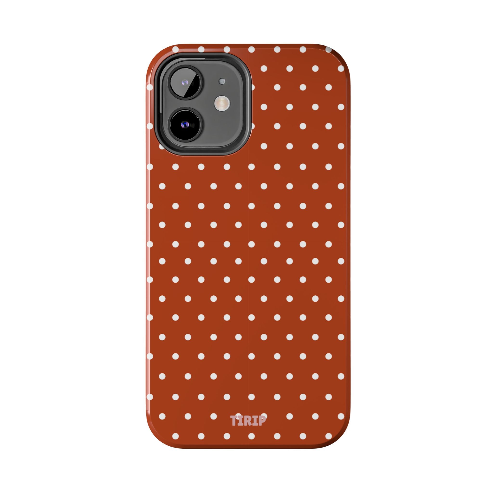 Brown Polka Dot Tough Phone Case